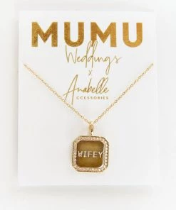Show Me Your Mumu Wifey Necklace ~ 14K Gold Plated