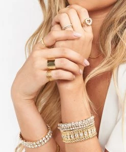 Show Me Your Mumu Thick Wrap Ring ~ 24K Gold Plated