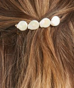 Show Me Your Mumu Accessories Rory Ashton Baroque Pearl Hair Comb ~ Gold/Pearl