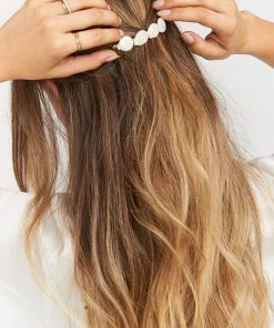 Show Me Your Mumu Accessories Rory Ashton Baroque Pearl Hair Comb ~ Gold/Pearl