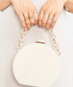 Show Me Your Mumu This Love Round Bag ~ Beige