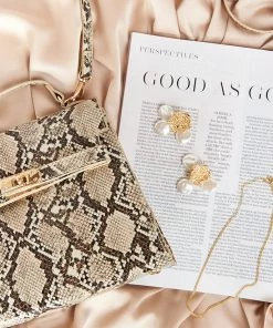 Show Me Your Mumu Galleria Statement Earrings ~ Gold/Pearl Accessories