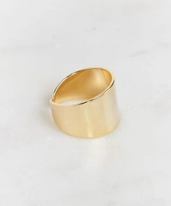 Show Me Your Mumu Thick Wrap Ring ~ 24K Gold Plated