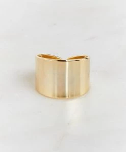 Show Me Your Mumu Thick Wrap Ring ~ 24K Gold Plated
