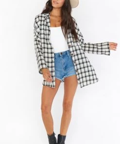 Show Me Your Mumu Lorolie Tunic ~ Check Me Black New Mu