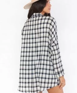 Show Me Your Mumu Lorolie Tunic ~ Check Me Black New Mu 16 Show Me Your Mumu Lorolie Tunic ~ Check Me Black New Mu