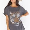 Show Me Your Mumu Airport Tee ~ Tiger Head Graphic