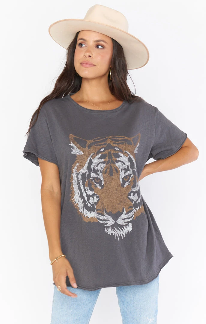 Show Me Your Mumu Airport Tee ~ Tiger Head Graphic 3 Show Me Your Mumu Airport Tee ~ Tiger Head Graphic